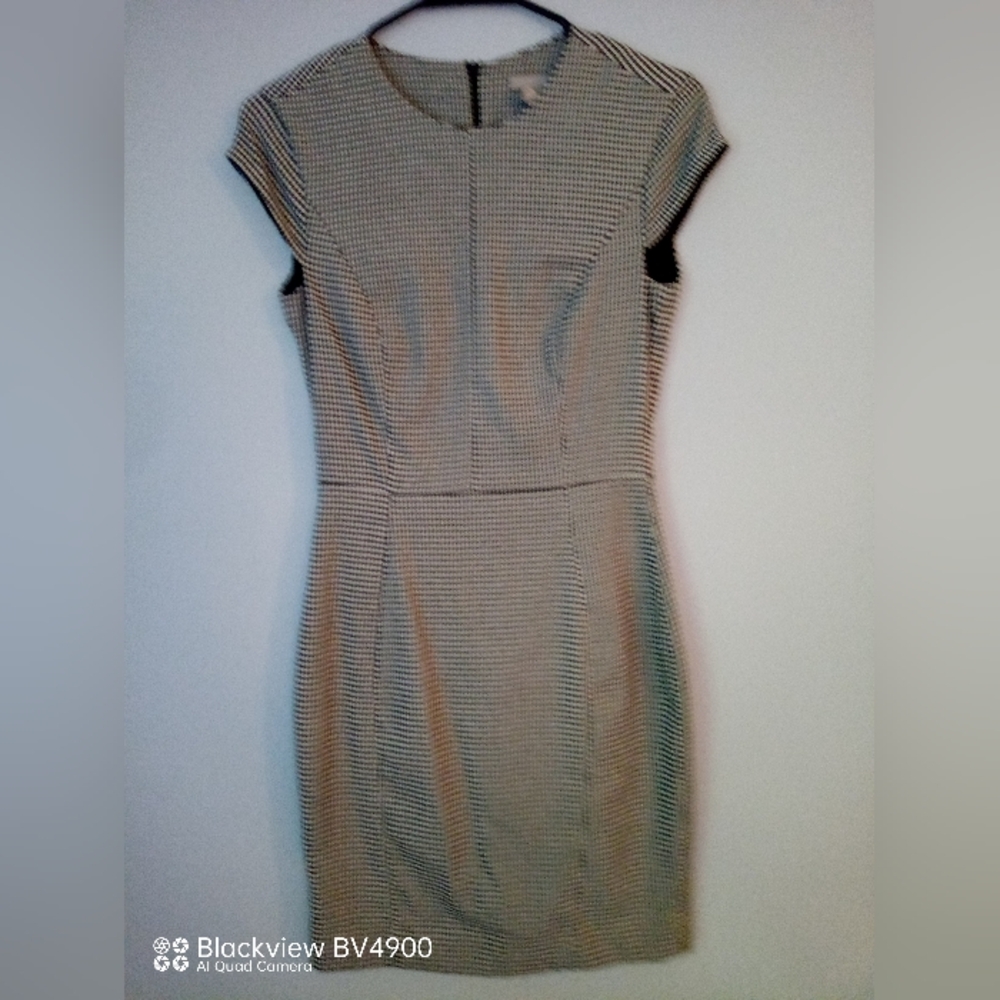 H&M women's professional houndstooth dress SZ 2